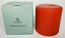 PartyLite 3 x 3 Tuscan Herbs Scalloped Pillar Candle New in Box P2F/C03325
