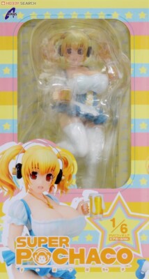 NEW Super Pochaco Blue Dress ver 1/6 PVC Figure 29cm Super Sonico