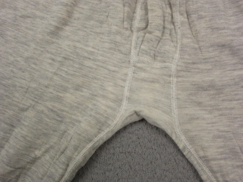 Pantalones térmicos vintage Duofold para hombre pequeños 36 gris lana algodón años 60 70 hechos en EE. UU. Foto 3 de 4