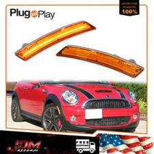For 07-15 2nd Gen Mini R55 R56 R57 R58 R59 R60 R61 LED Front Side Marker Lights