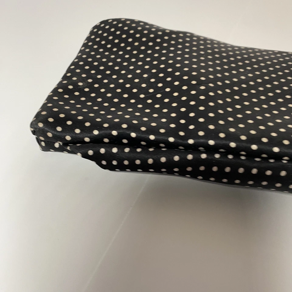 Bolso sin asas Steve Madden satinado cremallera cartera lazo lunares retro gema bola cremallera tirar Foto 4 de 4