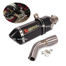 Slip On For Suzuki SV650 2016-2024 Exhaust System Mid Link Pipe Silencer Muffler