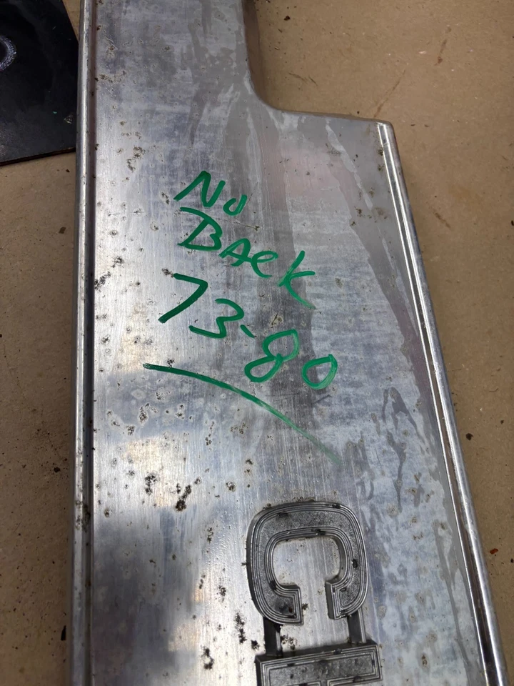 1973 78 79 1980 CHEVROLET GMC C10 K10 C30 K30 Truck Tailgate Tail Gate Trim SKIN - Image 4 of 4