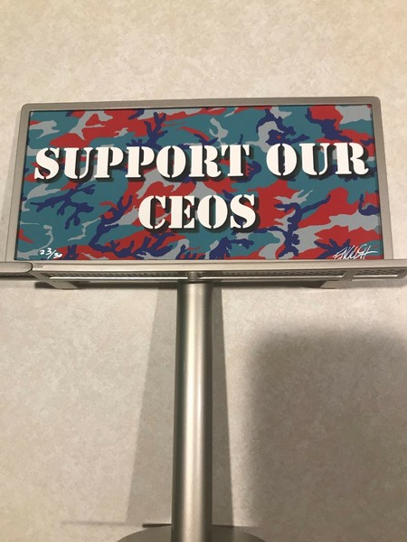 Ron English Support Our Ceo S Mini Billboard D And Signed Legateau In