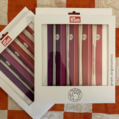 Prym Ergonomics Double Point Knitting Needles 2 SETS US 1 US 2 US 4 US 6