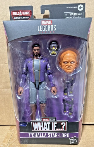 Hasbro Marvel Legends: ¿Y si...? - T'Challa Star-Lord, The Watcher BAF *NUEVO