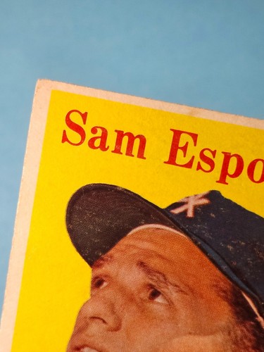1958 Topps Sam Esposito Chicago White Sox #425 VG-EX+ ⚾ - Picture 6 of 12