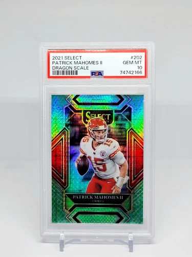 2021 PANINI SELECT DRAGON SCALE PATRICK MAHOMES II /89 PSA 10