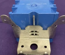 Carlon Outlet Box 2 Gang Blue 3-3/4" L x 3-7/8" W x 3-3/8" Depth B121ADJ 11Pcs