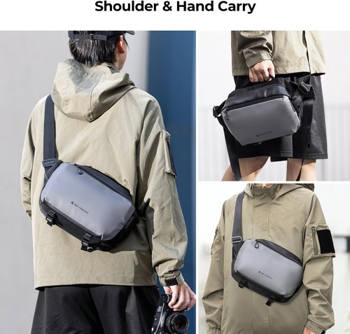 K&F Concept Alpha Camera Sling Bag 10L Photography Shoulder Bag for Canon Nikon - Picture 9 of 9