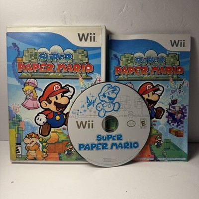 Wii Super Paper Mario CIB W/ Manual - Wii