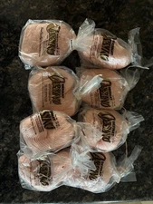 Lot of 8 Bernat Cassino 100% Mercerized Cotton Yarn Peach 4547FO