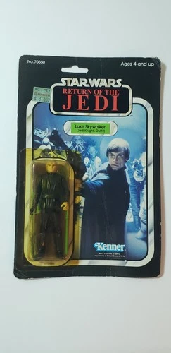 Kenner Star Wars Vintage ROTJ Luke Jedi Knight Action Figures Carded Sealed