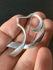 Tiffany & Co. Sterling SIlver Paloma Picasso DOG Head Bust Brooch Pin