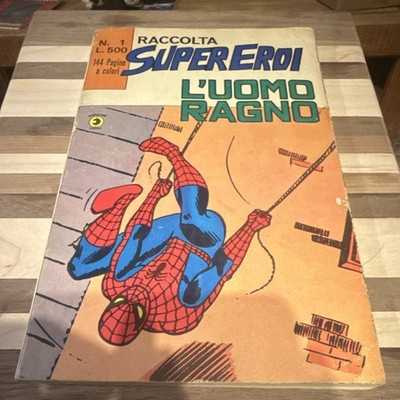 Editoriale Corno Raccolta Super Eroi L'Uomo Ragno 1 Marvel Album Italian 1978
