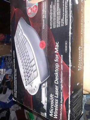 Microsoft Wireless Laser Desktop  Comfort Keyboard  (Read)