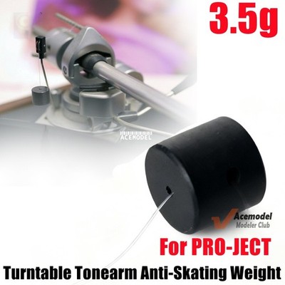 3.5g Anti-Skating Tonearm Weight for PRO-JECT Rek-O-Kut Arms Turntable