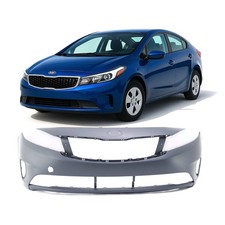Bumper Cover For 2017-2018 Kia Forte 17-18 Sedan Hatchback Front Primed