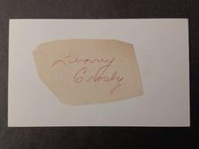 Lindsay Crosby (d. 1989) Signed Cut on Index Card - Actor - Bing Crosby's Son