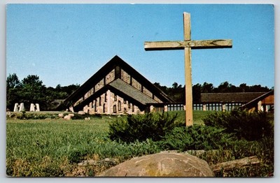 Abbey Of The Genesee Piffard New York Vintage Postcard