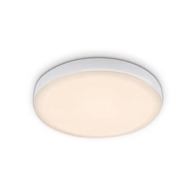 Briloner LED Einbauleuchte Panel Weiß Ø10cm IP44 6W rahmenlos Warmweiß 3000K  - Bild 1 von 4