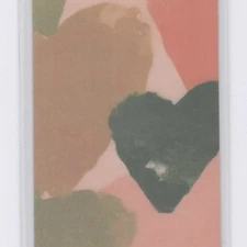 2x6 Inch Abstract Hearts Bookmark For Books, Bookish Gift For Book Lovers