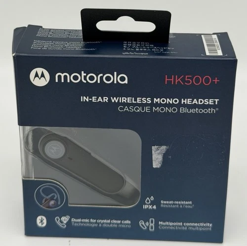 Motorola In-Ear Bluetooth Wireless Mono Headset HK500+ - Black