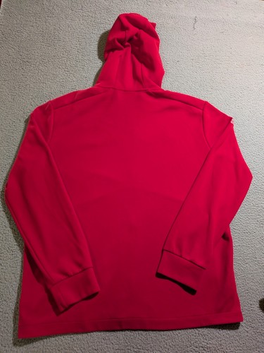 Chaqueta con capucha Canterbury roja de rugby con cremallera completa para hombre/talla 2XL - Imagen 2 de 9
