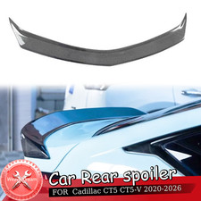 Rear Tail Spoiler Wing Trunk Lip Fits Cadillac Ct5 Ct5-v 2020-2026 Carbon Abs Rear Tail Spoiler Wing Trunk Lip Fits Cadillac Ct5 Ct5-v 2020-2026 Carbon Abs