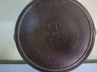 VINTAGE GRISWOLD #9 cast iron skillet 710AX logo with heat ring no cracks