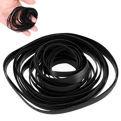 50 Pcs Rubber Tape Recorder Belt Cassette Player Drive Belts Replacement