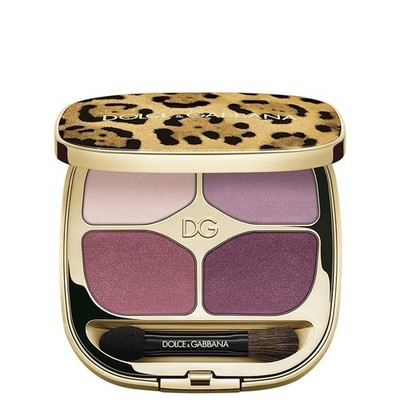 Dolce & Gabbana Felineyes Limited Intense Eyeshadow Quad NIB Passionate Dahlia