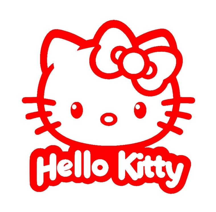 Hello Kitty Face decal - Image 4 of 4