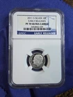 2011 S Silver Proof Roosevelt Dime 90% Silver, NGC Early Release PF 70 Ultra Cam