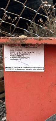 #ad Dayton Heavy Duty Electric Pressure Washer $3000.00