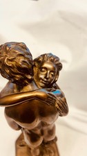 Crosa 2001 Bronze Effect Lovers Statue Figurine 29 cm tall