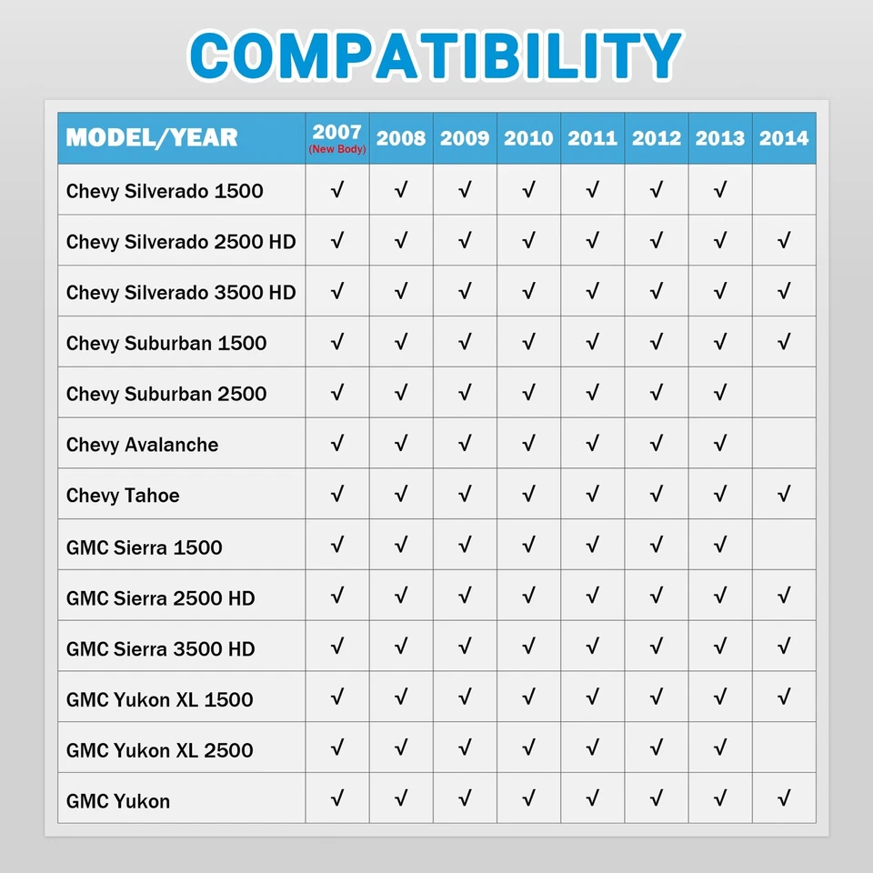 Espejos retrovisores de remolque blancos para Chevy Silverado GMC Sierra 1500 2500HD 3500HD 2007-2013 Foto 2 de 4