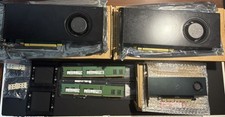 2 V100 gpus pcie/sxm2 converted 16gb + 32gb D...