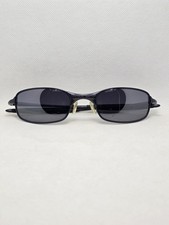 Oakley Wire Tap 2.0 Sunglasses Black Metal Used Condition