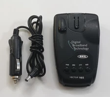 Beltronics Vector 985 Radar Detector with Vehicle Power Cord