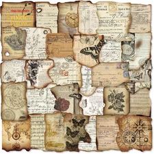 Vintage Journaling Stickers,Scrapbook Supplies for Planners,100Pcs Junk Journal 