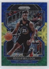 2021-22 Panini Prizm Choice Blue Yellow & Green Prizm Reggie Bullock #180 14mf