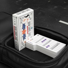 56 Pièces Fiches D'exercices de Guitare Portable Cartes D'accords de Guitare