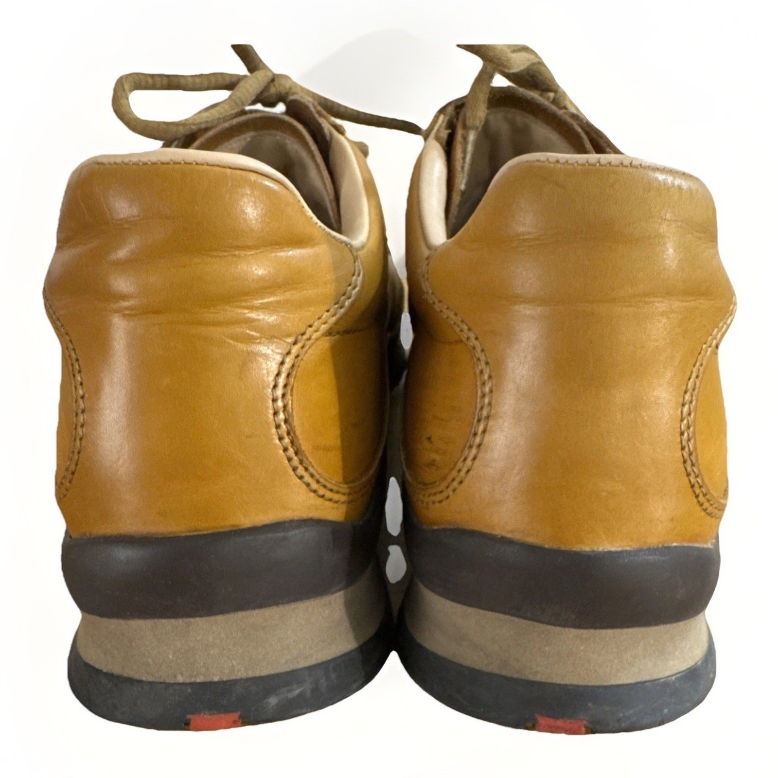 Prada Shoes Men's Sport Golden Classic Luxury Sneakers Size 8 UK 7 thumbnail 6