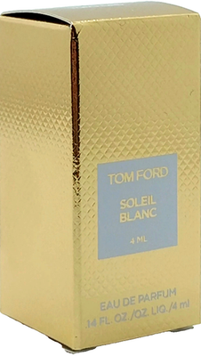 Tom Ford Soleil Blanc Eau De Parfum Mini Splash Unisex 0.14 Oz