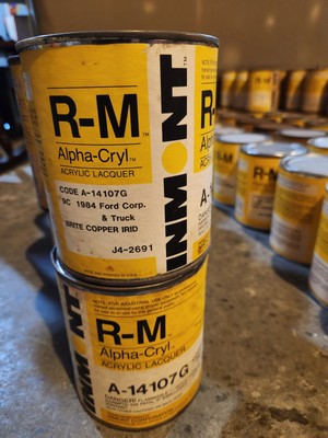R-M LACQUER PAINT QUART ALPHA CRYL BRITE COPPER IRID 14107G  RM