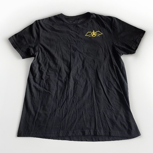 Retro Aerosmith The Bad Boys Of Boston Camicia Nera Fascia Grafica Donna Taglia M - Foto 2 di 5