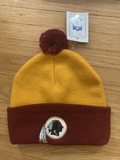 Vintage Washington Redskins Sport Knit POM Hat Winter NFL Youth NwT usa made