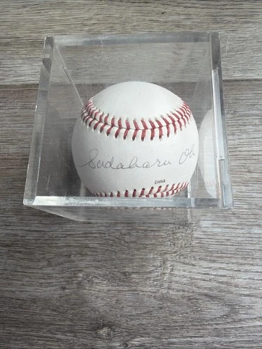 Sadaharu Oh Autograph Hawaii Winter Baseball Rawlings