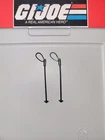 GI Joe Snow Job 1983 Ski Poles Accessories Set Original 80's Hasbro Unbroken